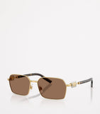 Dolce&Gabbana rectangular wire-frame sunglasses metal frame, imported from the UK