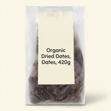 Holland & Barrett organic dates 420g, UK version