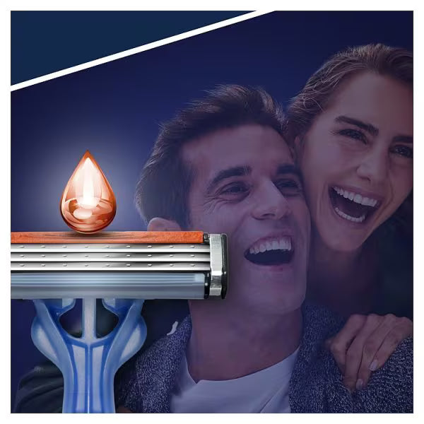 Gillette Blue3 Men's Disposable Razors 12 Pack - British product
