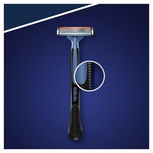 Gillette Blue3 Men's Disposable Razors 12 Pack - British product