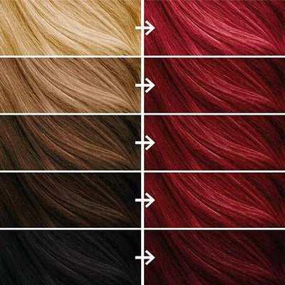 No Bleach London Cherry Red Permanent Hair Dye Kit
