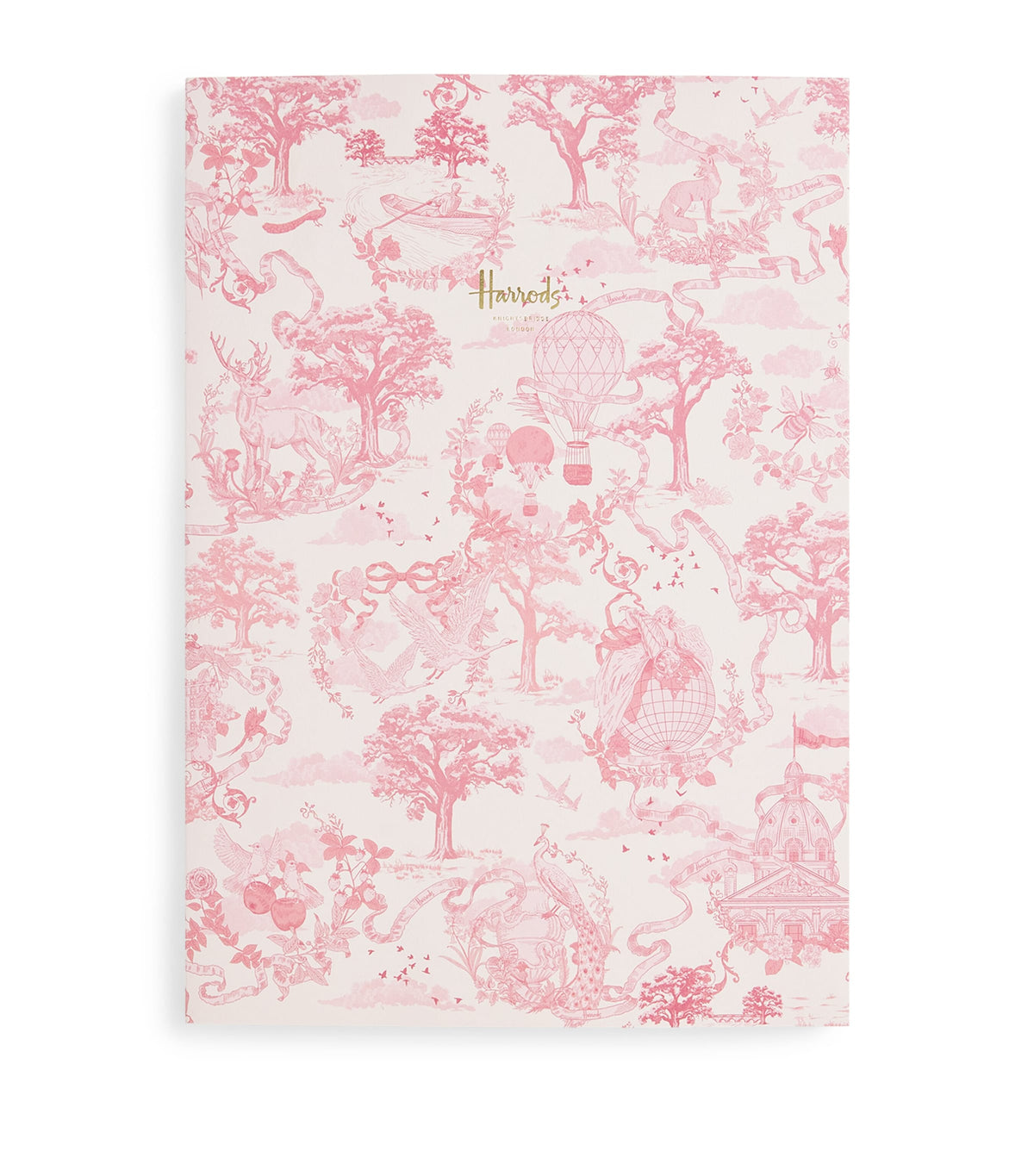 Harrods Toile A4 Notebook, UK version