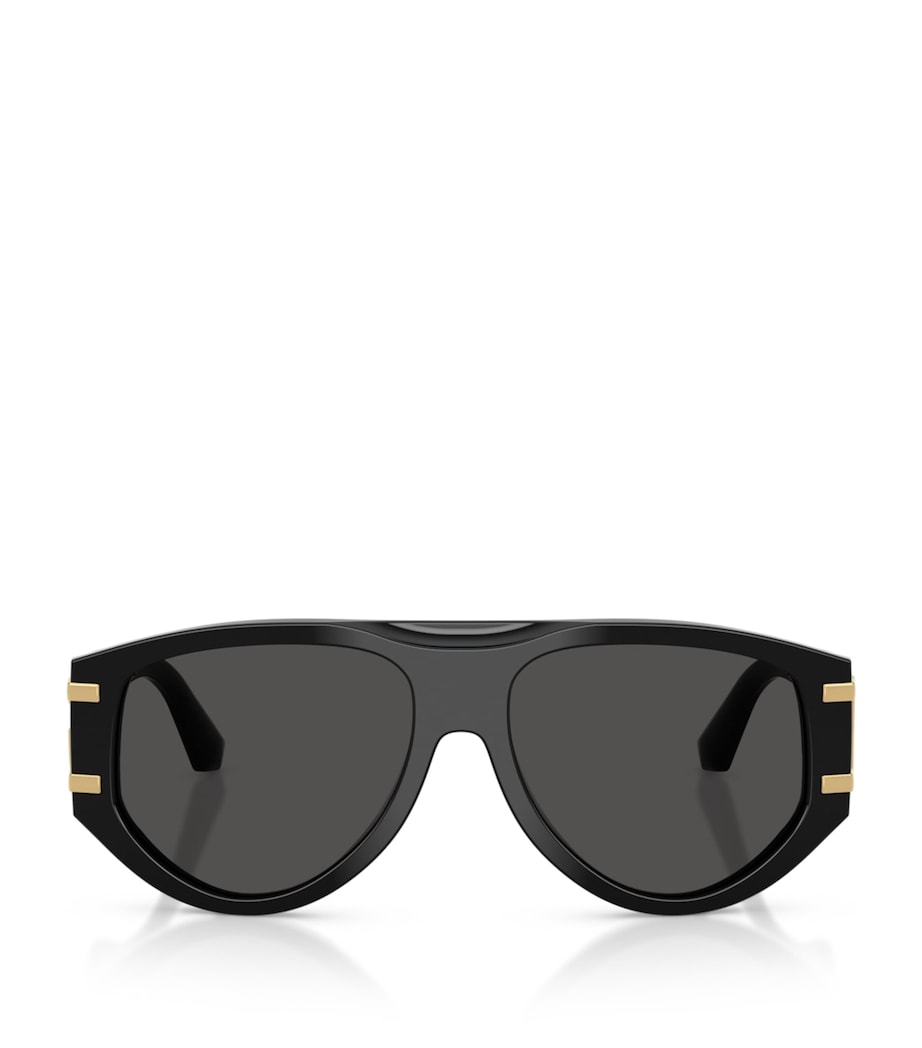 Dolce&Gabbana pilot sunglasses oversized acetate - British product