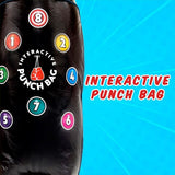 Rainbow Colours interactive inflatable punch bag for kids (British brand)
