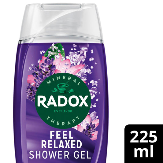 Radox Feel Relaxed Shower Gel Lavender & Waterlily Body Wash 225ml Price Lock Sainsburys   