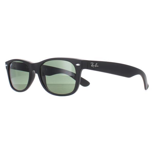 Ray-Ban New Wayfarer 2132 black sunglasses 52mm, UK version