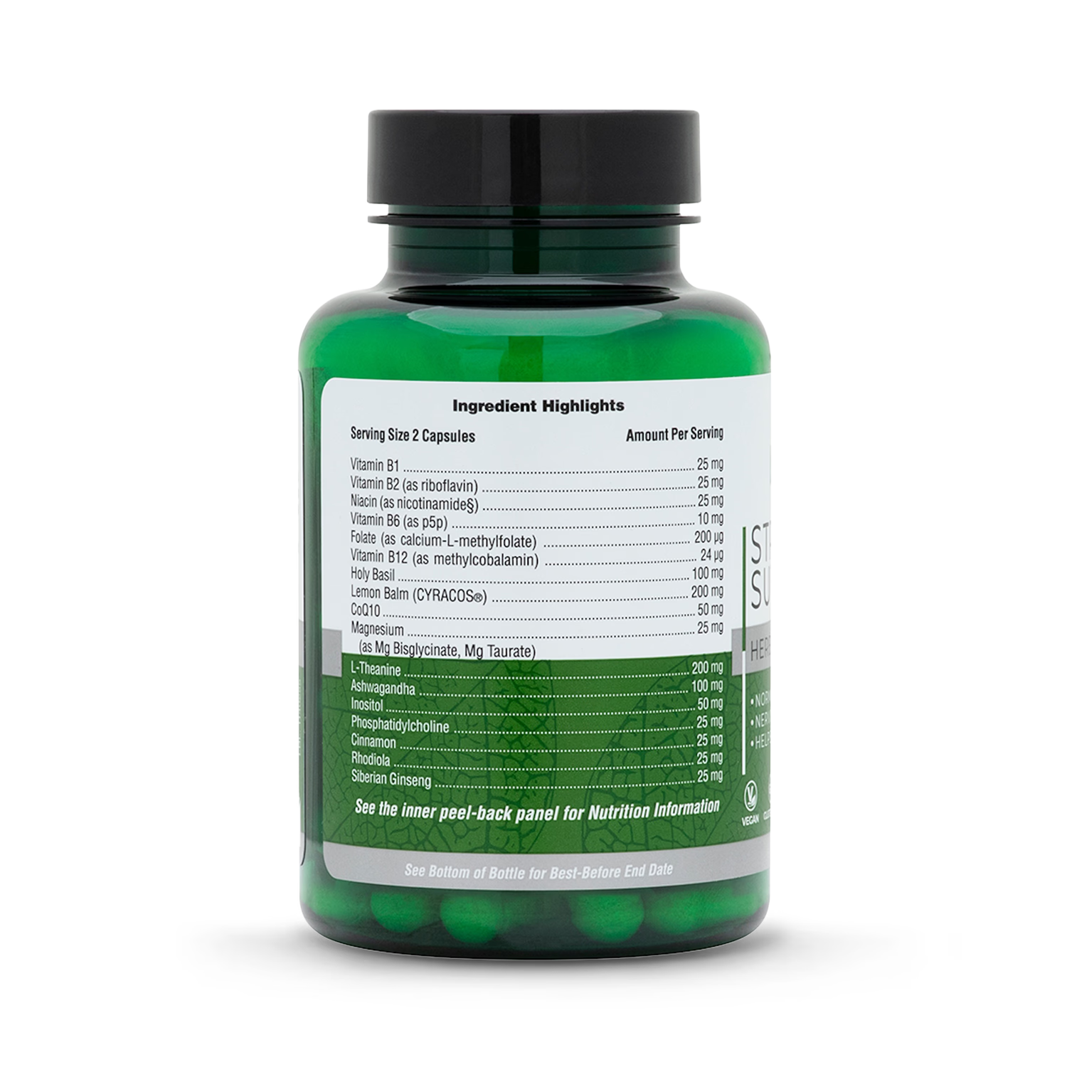 NaturesPlus BioAdvanced Stress Support 60 capsules, UK version