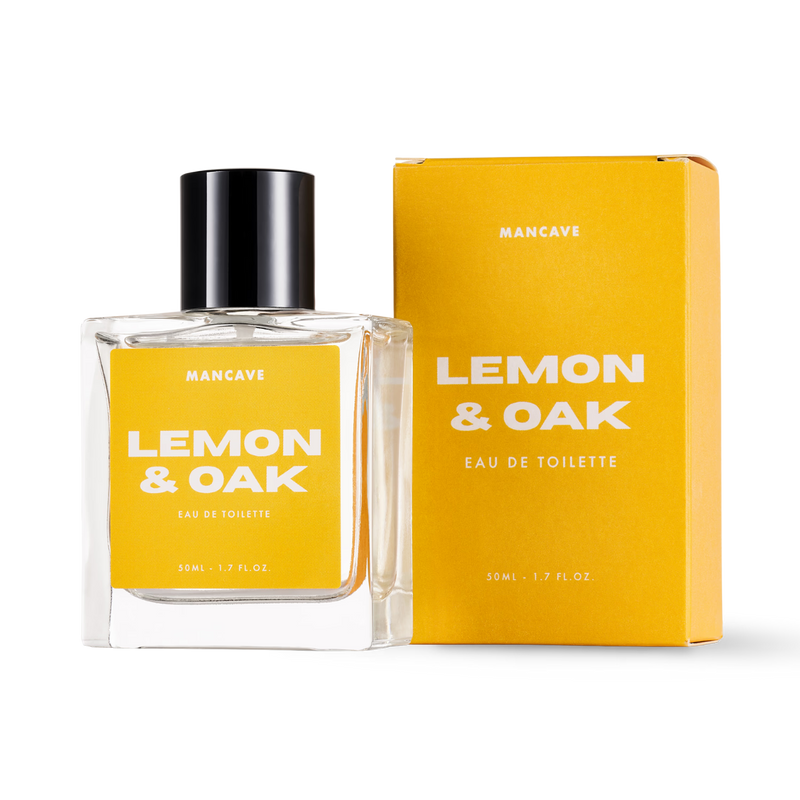 ManCave Lemon & Oak Eau de Toilette 50ml, imported from the UK