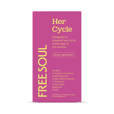 Holland & Barrett Free Soul Her Cycle Women's Cycle Support Supplement 30 Servings- Buy online at McGrocer