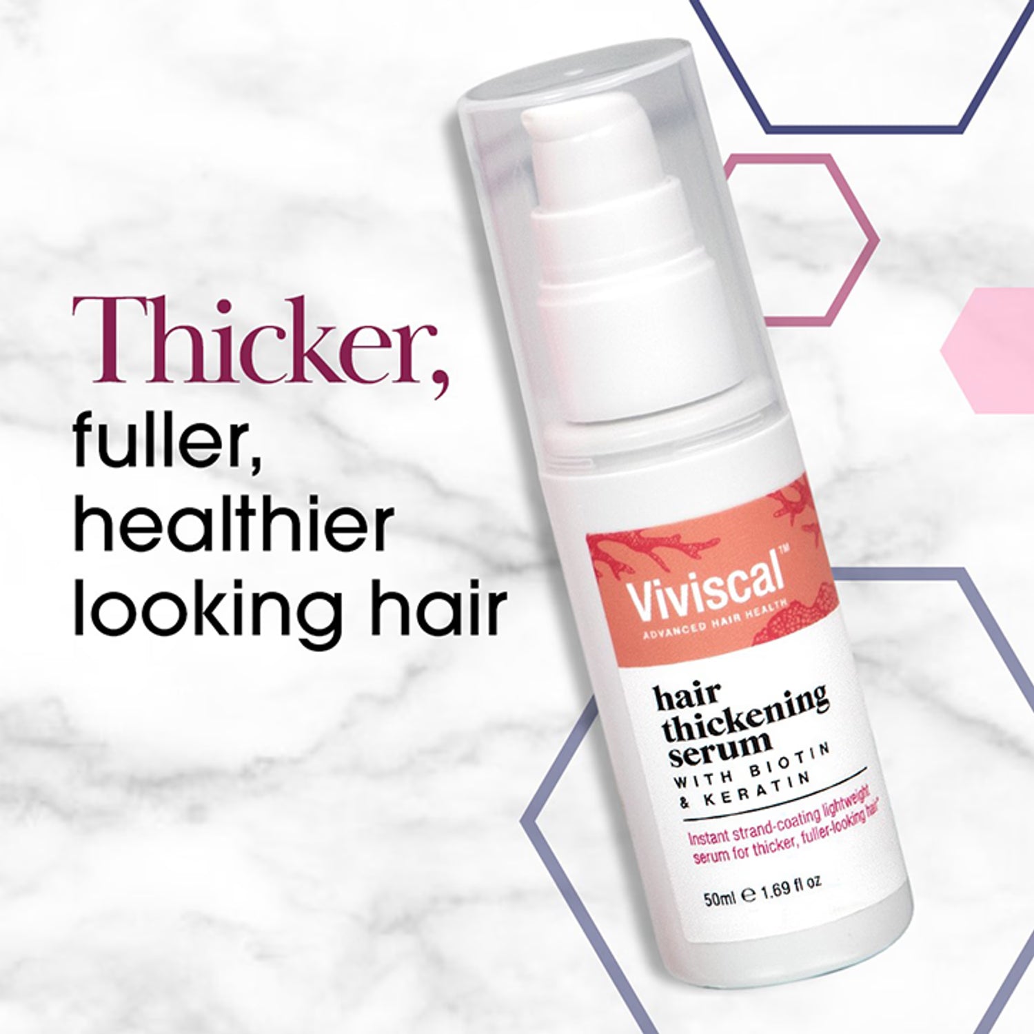 Viviscal Hair Thickening Serum 50ml (British brand)