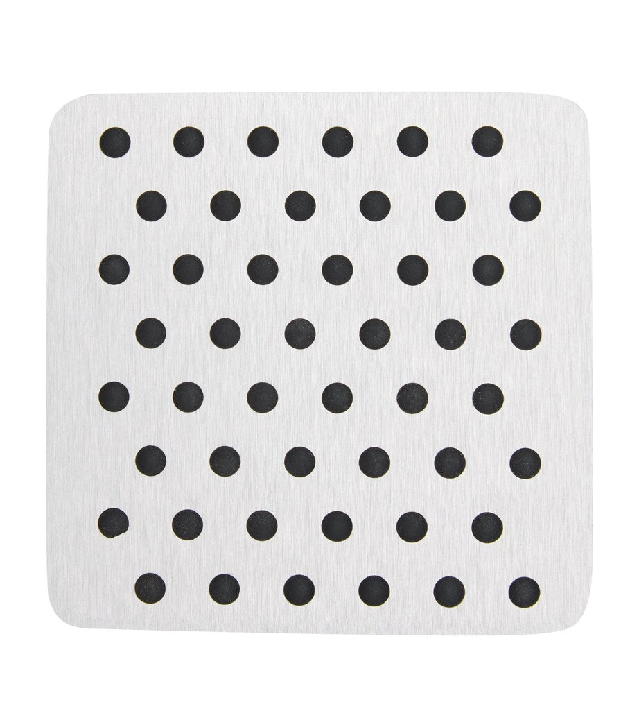 Kaymet polka-dot coaster with silicone rubber grips, UK version