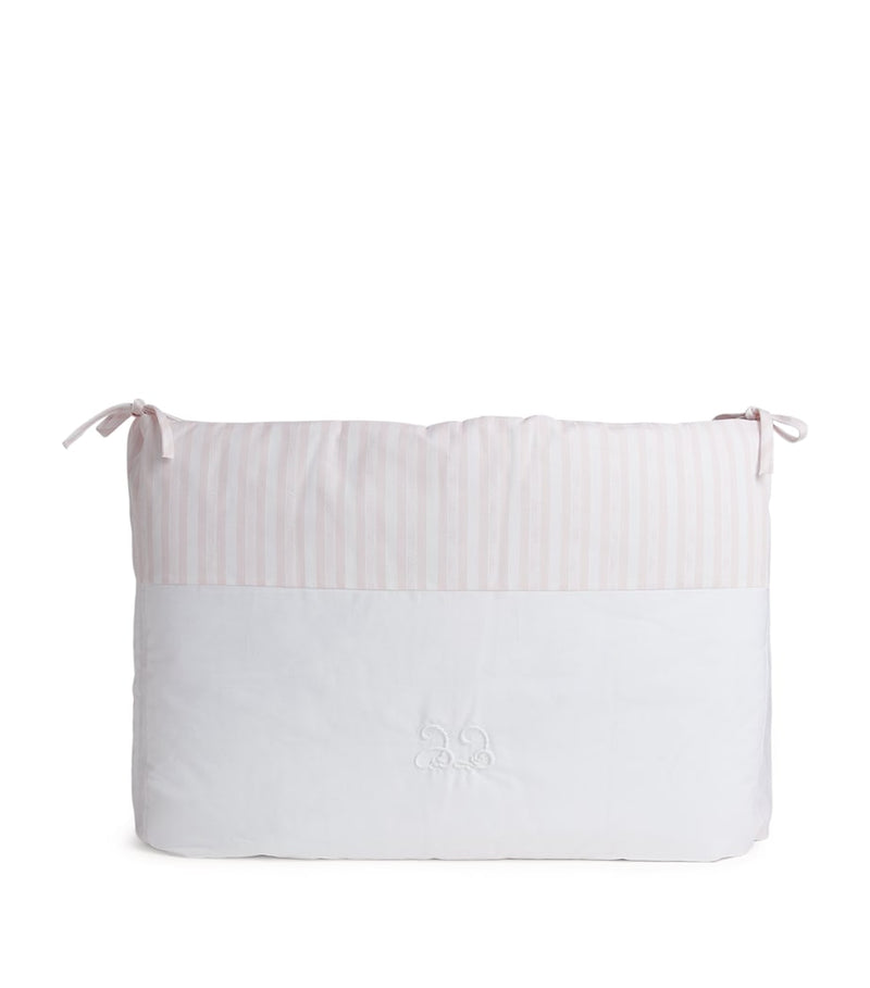 Tartine et Chocolat cotton striped bed bumper (British brand)