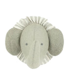Fiona Walker mini organic wool elephant head decoration 30cm - British product