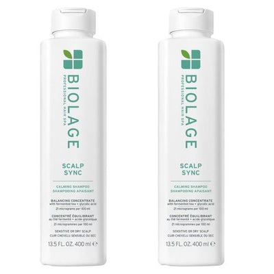 Superdrug Biolage Scalp Sync Calming Shampoo Duo 2 x 400ml- Buy online at McGrocer