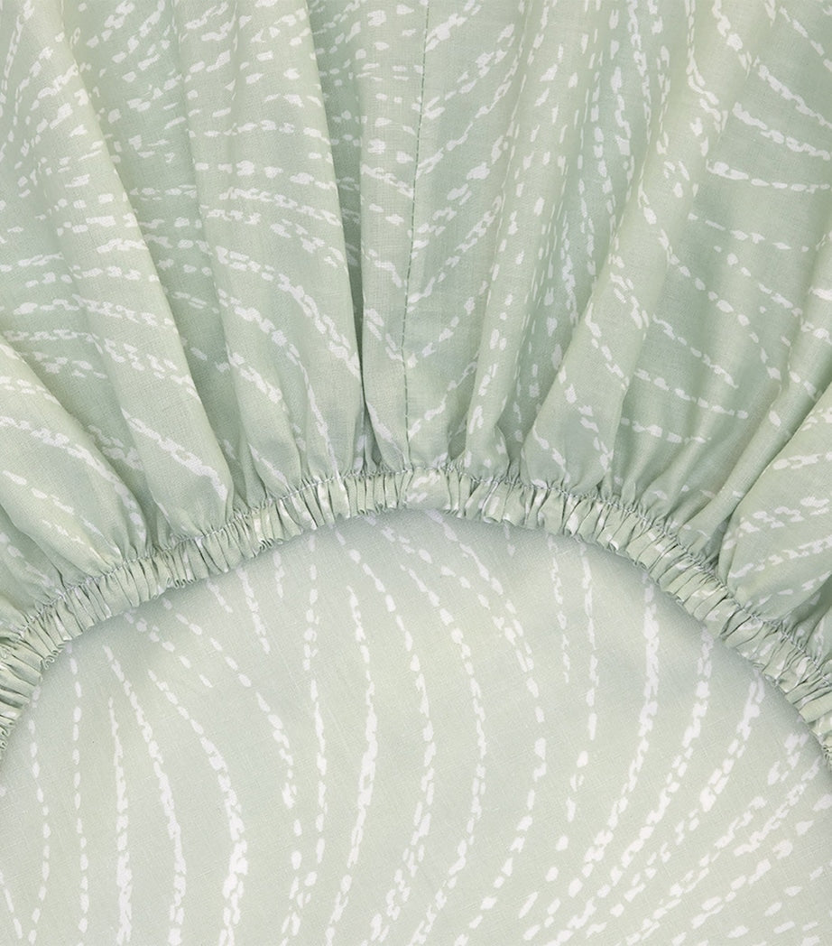 Yves Delorme Pollen King fitted sheet 150cm x 200cm (British brand)
