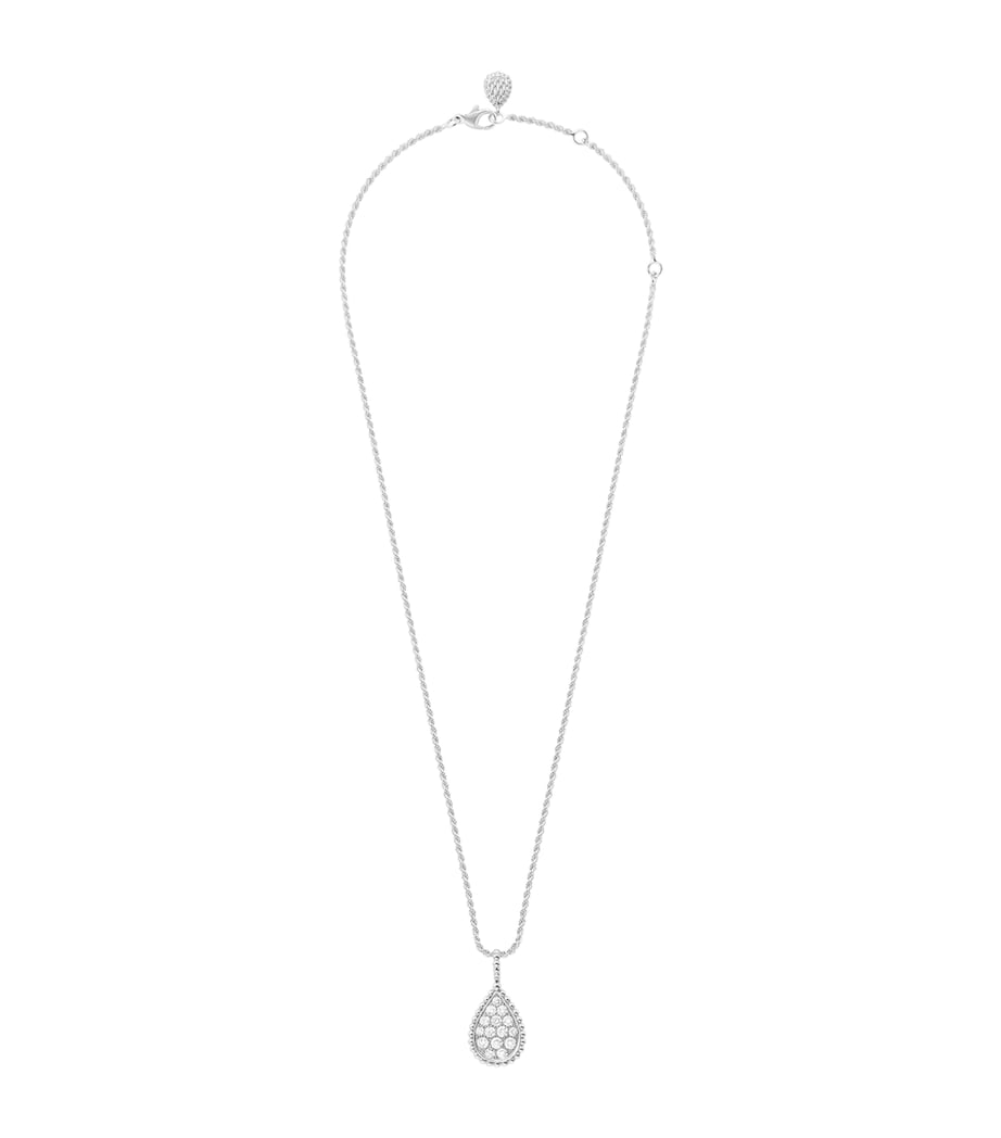 Boucheron Serpent Bohème white gold diamond pendant - British product