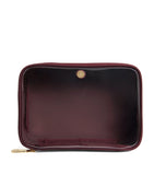 Harrods clear cosmetic bag with gold-tone hardware, UK version