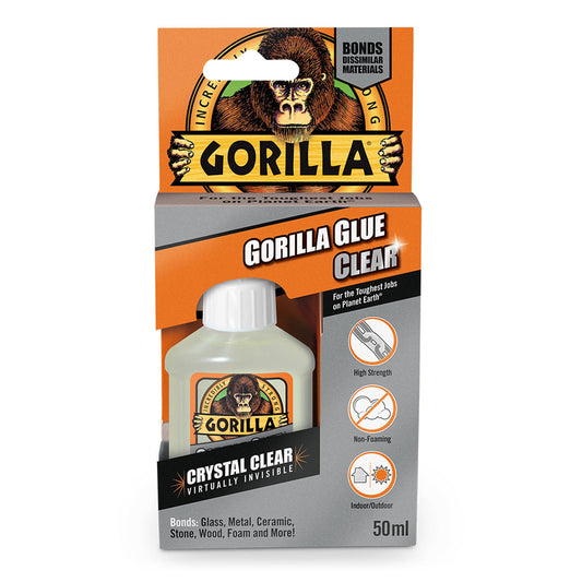 Gorilla Clear Glue 50ml DIY Sainsburys   