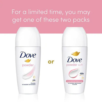 Déodorant poudre Dove Roll-on anti-transpirant 50ml