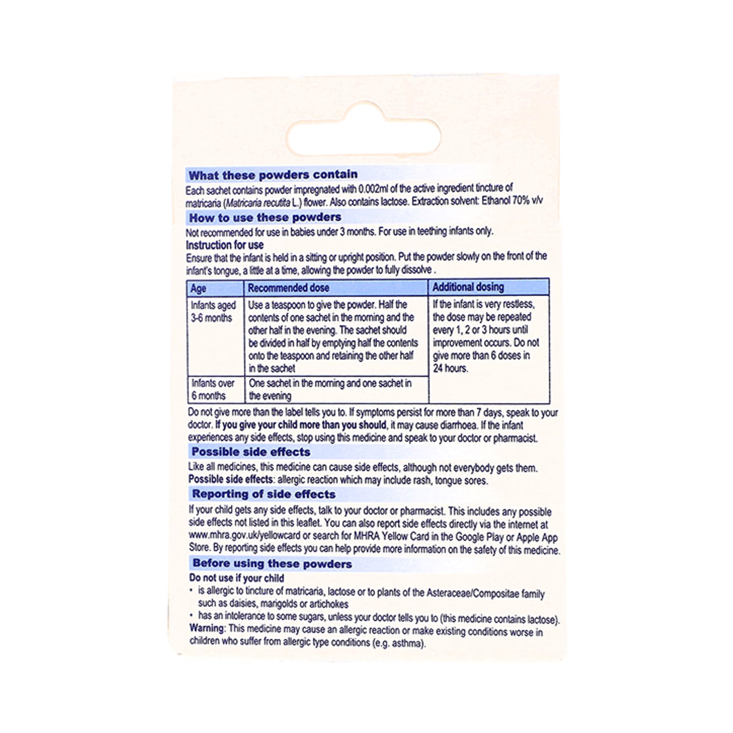Ashton & Parsons Teething Powders 20 Sachets - British product