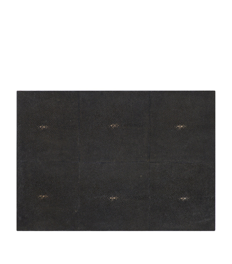 Posh Trading Company Faux Shagreen Grand Placemat, imported from the UK