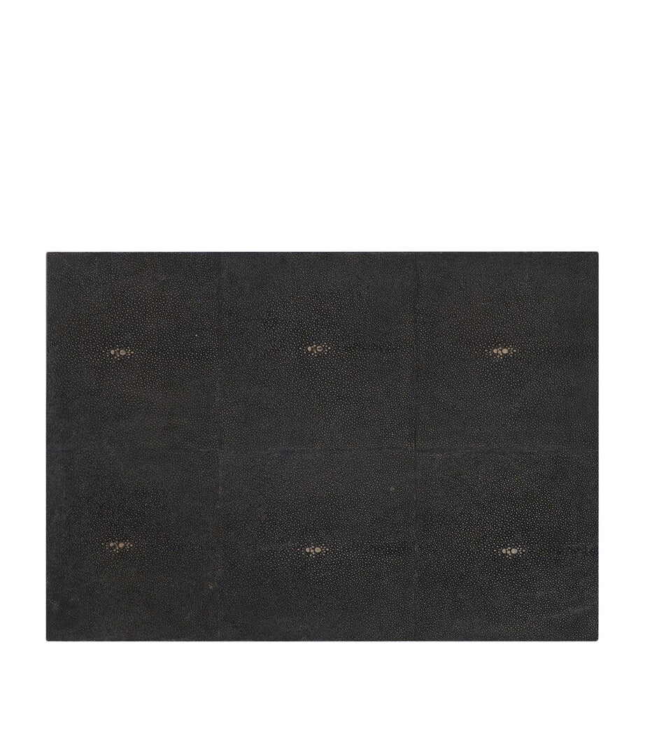 Posh Trading Company Faux Shagreen Grand Placemat, imported from the UK