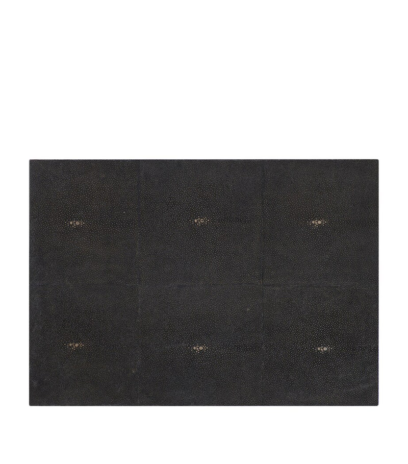Posh Trading Company Faux Shagreen Grand Placemat, imported from the UK