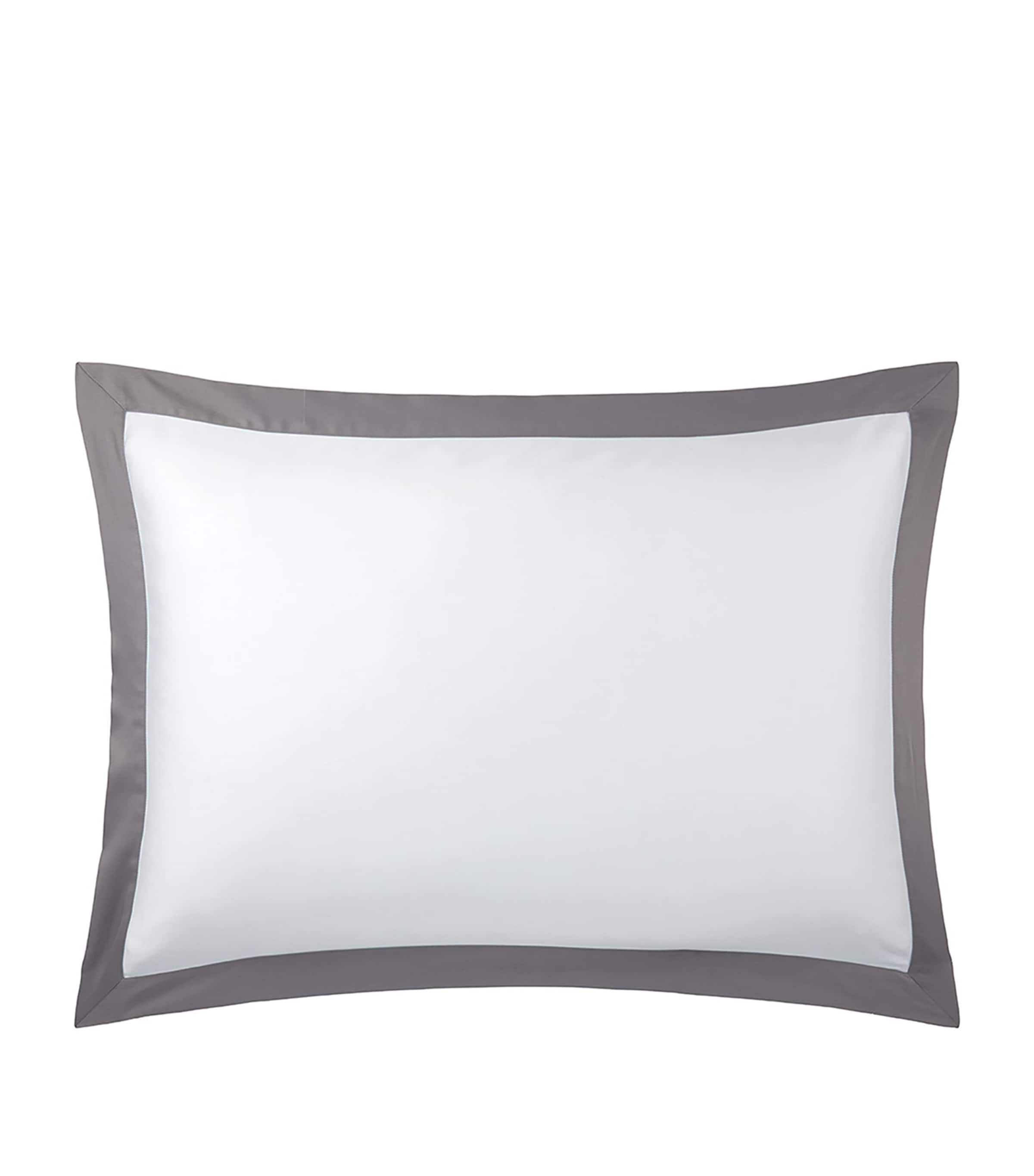 Yves Delorme Linea Platine Standard Oxford pillowcase 50cm x 75cm (British brand)