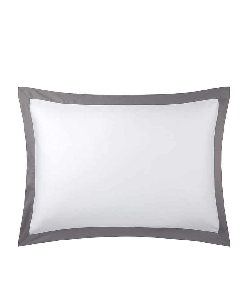 Yves Delorme Linea Platine Standard Oxford pillowcase 50cm x 75cm (British brand)