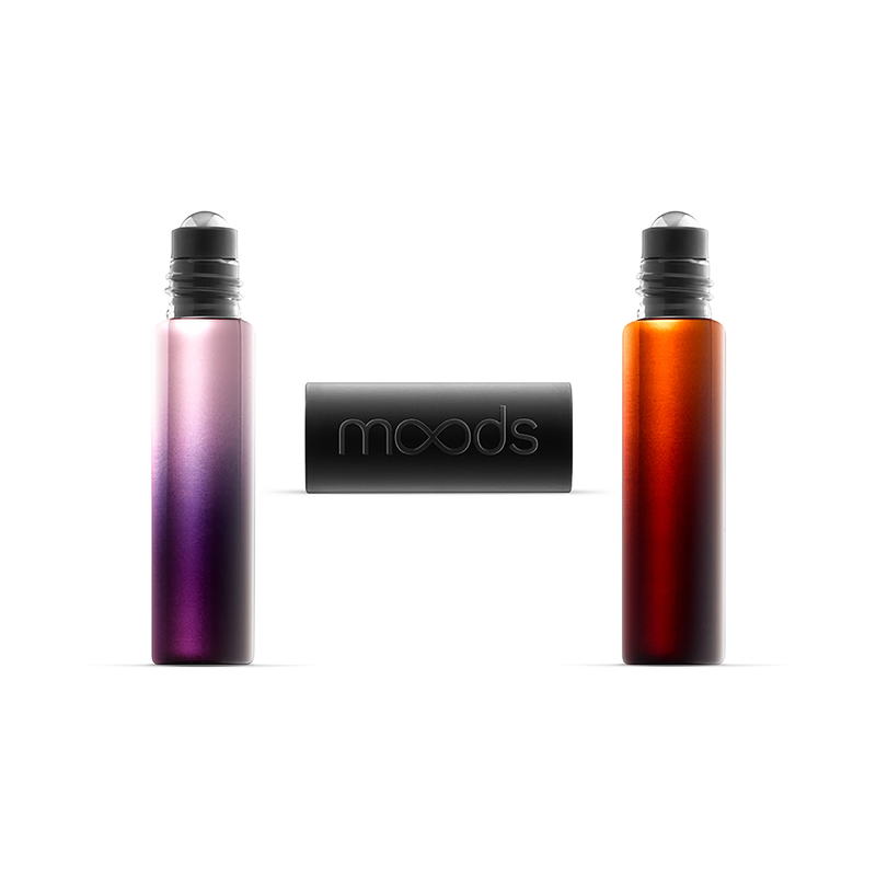 MoodSwing aromatherapy duo Chill and Found, imported from the UK