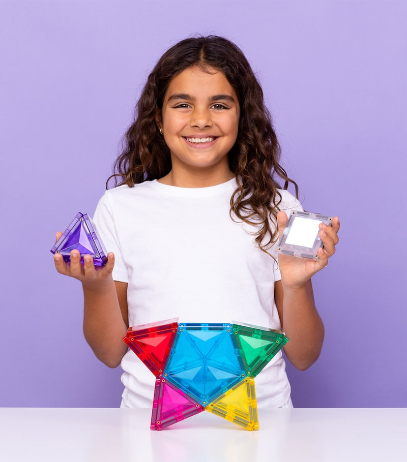 Connetix light-up star pack 8 pieces, imported from the UK