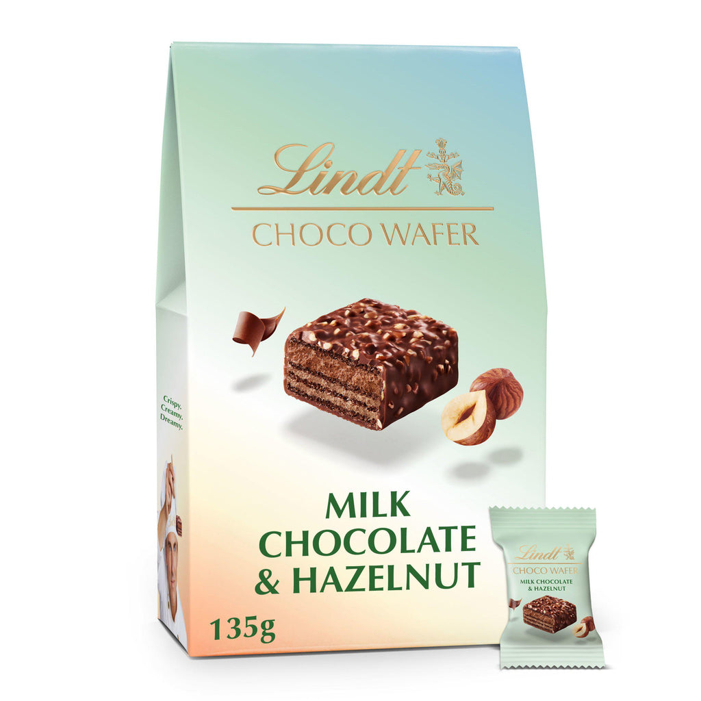 Lindt Choco Wafer Milk Chocolate & Hazelnut Sharing Box 135g