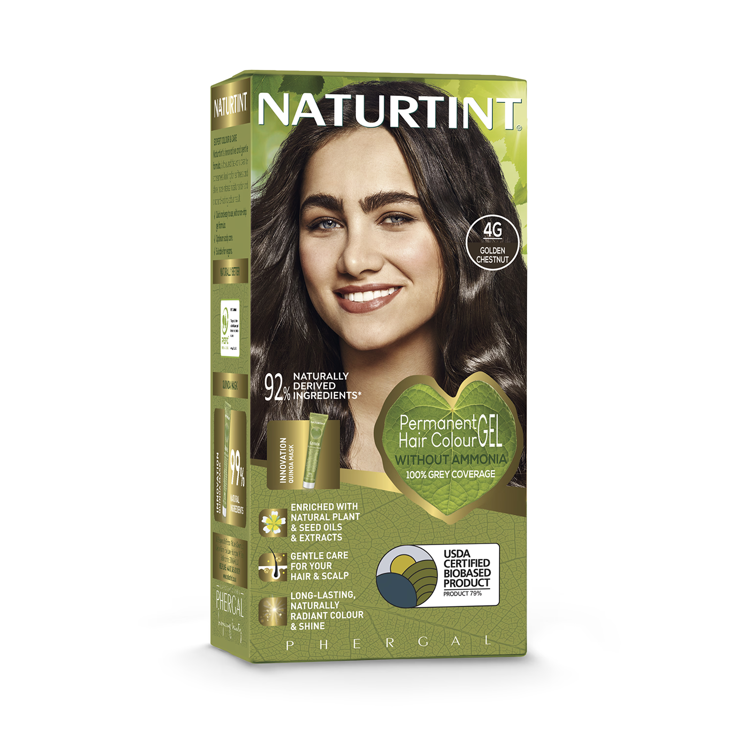 Naturtint 4G Golden Chestnut hair colour, UK version