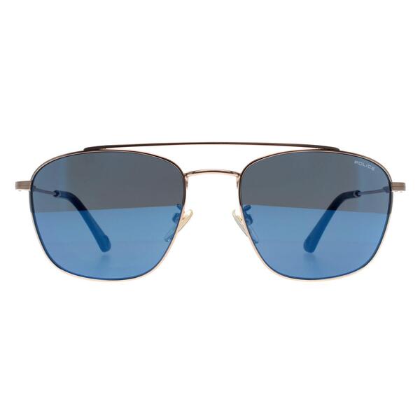 Police men's gold mirrored sunglasses (British brand)