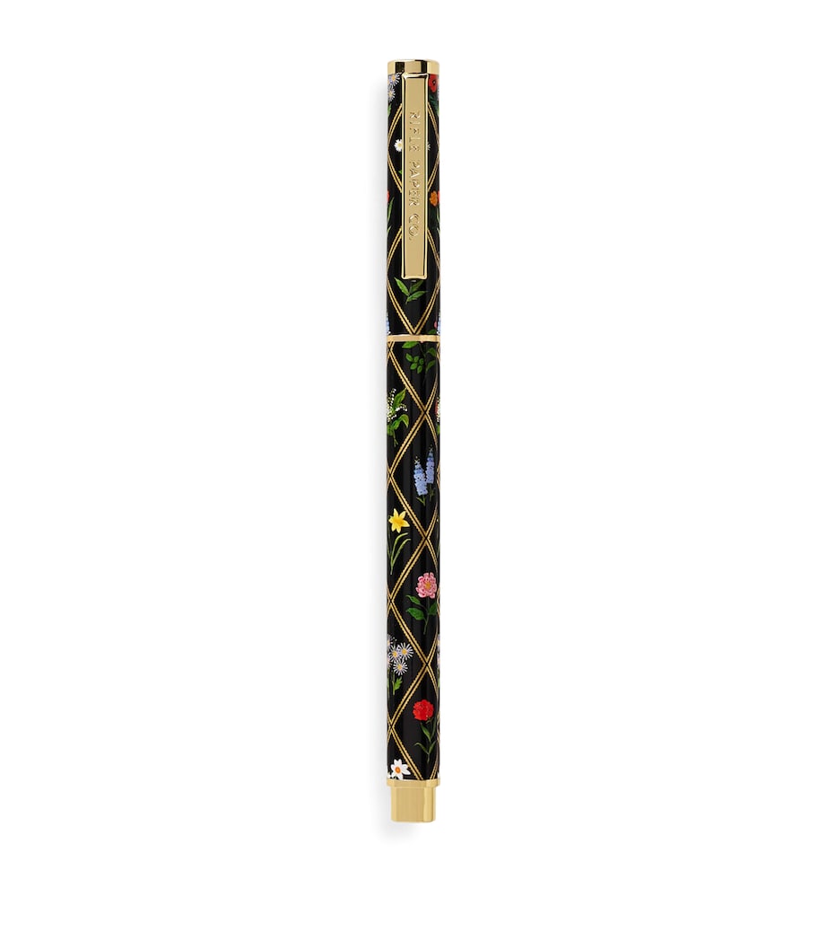 Rifle Paper Co. rollerball pen with floral print, imported from the UK