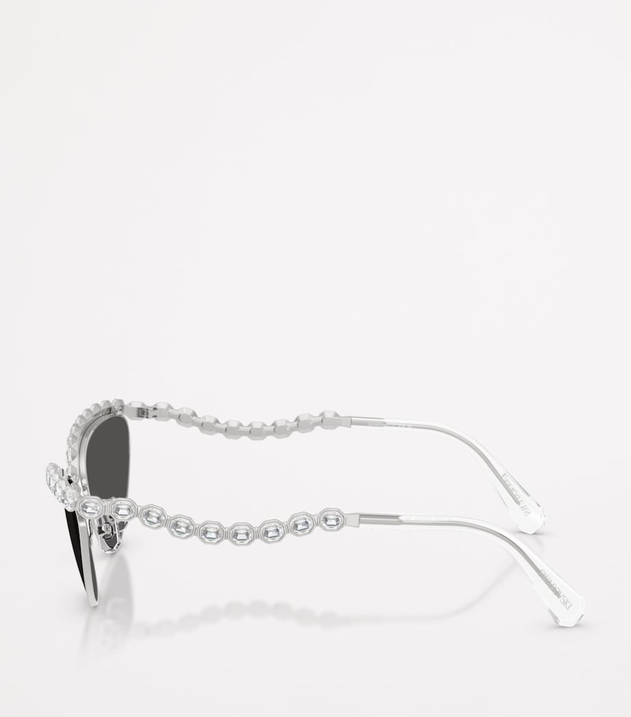 Swarovski metal cat eye sunglasses 0SK7030 (British brand)