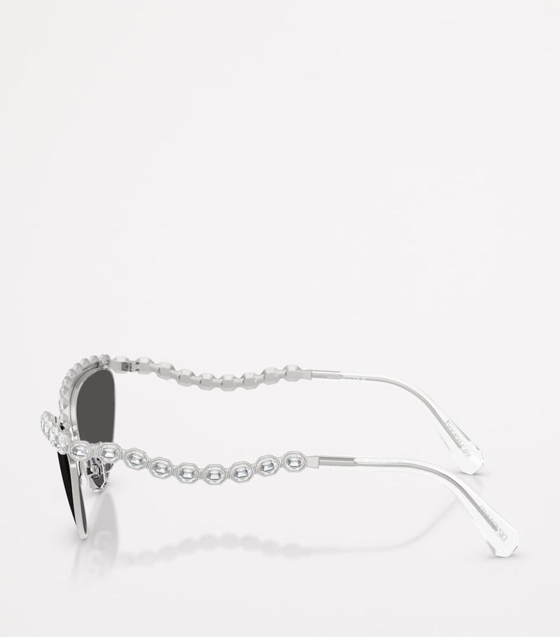 Swarovski metal cat eye sunglasses 0SK7030 (British brand)
