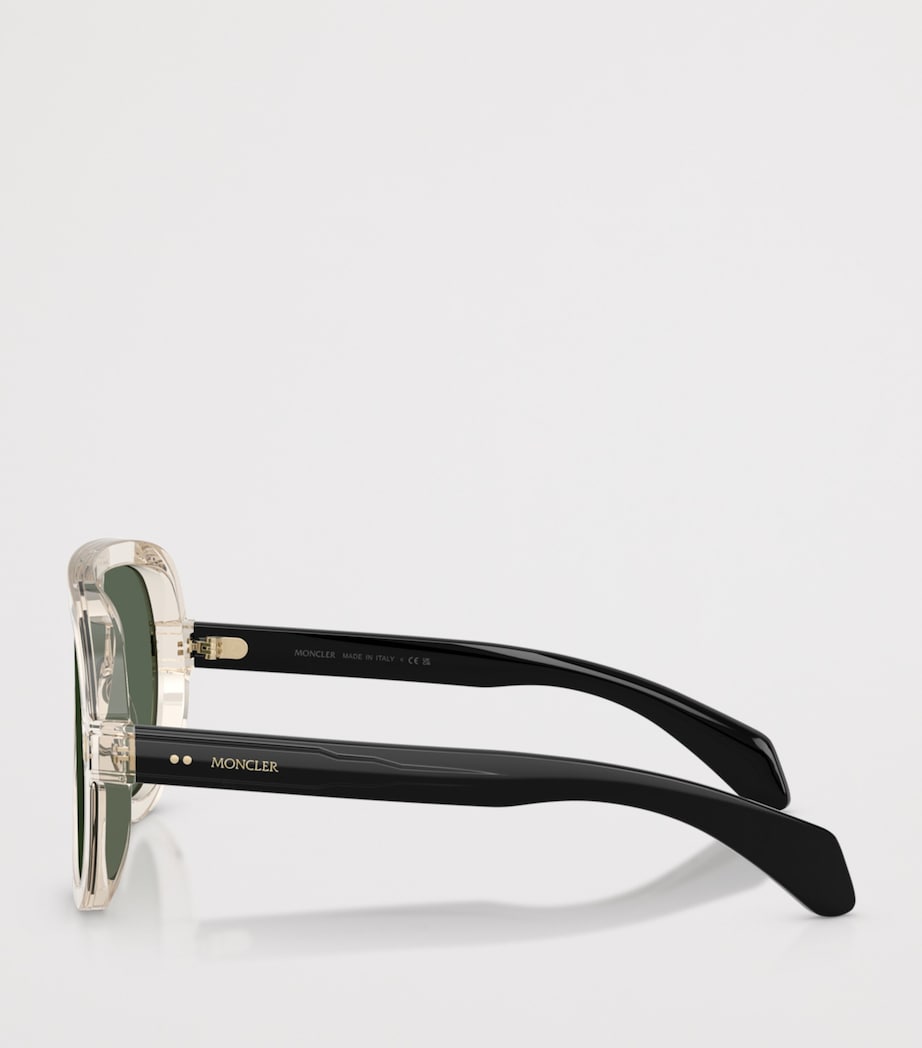 Lunettes de soleil Moncler Sunsette Pilot en acétate, version UK