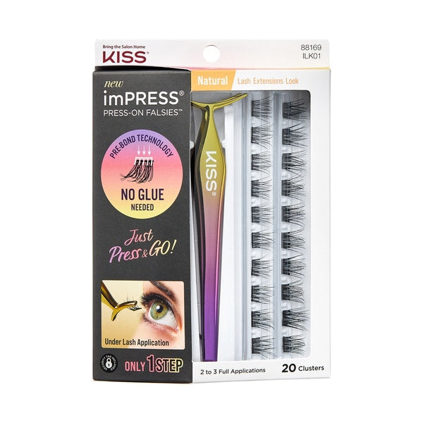 Kiss Impress Falsies Press-On-Lash Kit #01