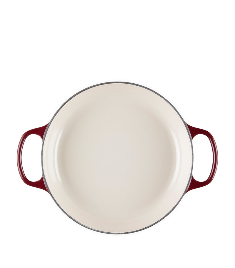 Le Creuset cast iron shallow casserole dish 26cm, UK version