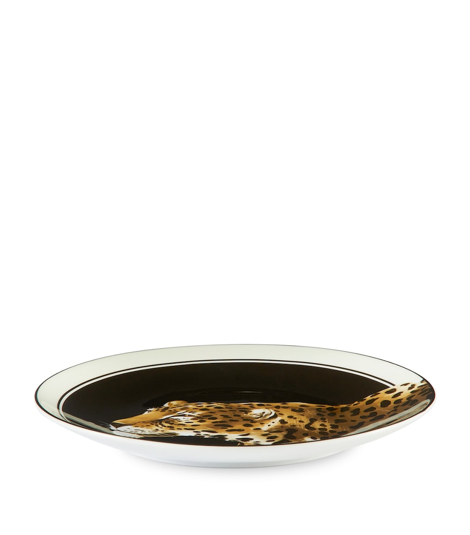 Dolce&Gabbana set of two leopard dinner plates 26cm (British brand)
