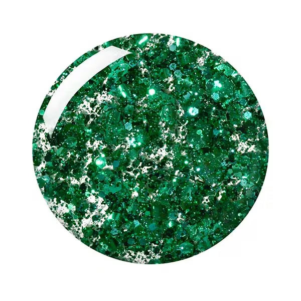Barry M Glitter Effect Nail Paint Good Time Green - British product