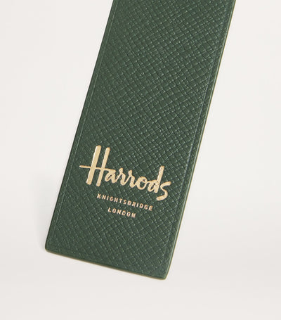 Harrods Marque-page en cuir Harrods avec logo en relief - Acheter en ligne chez McGrocer