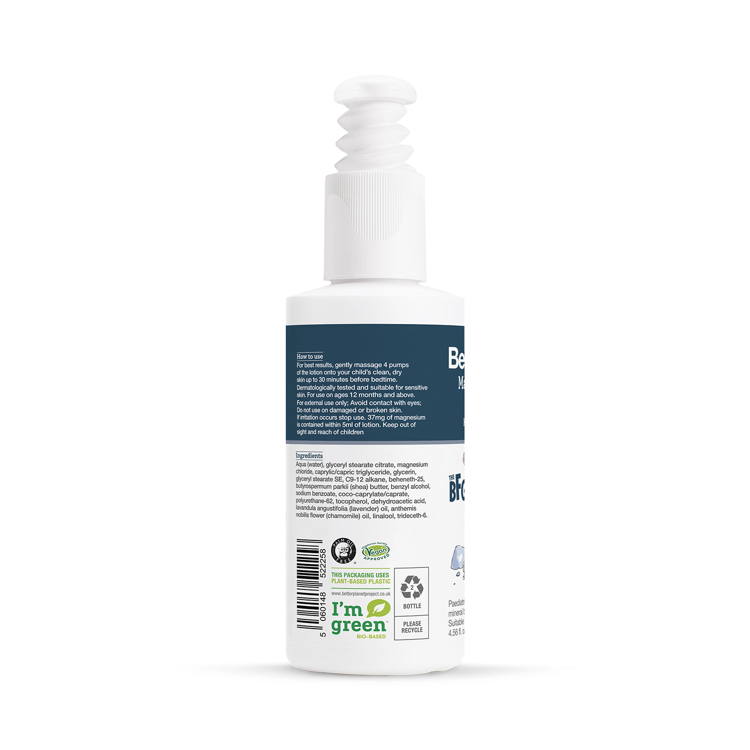 BetterYou magnesium sleep kids lotion 135ml, UK version
