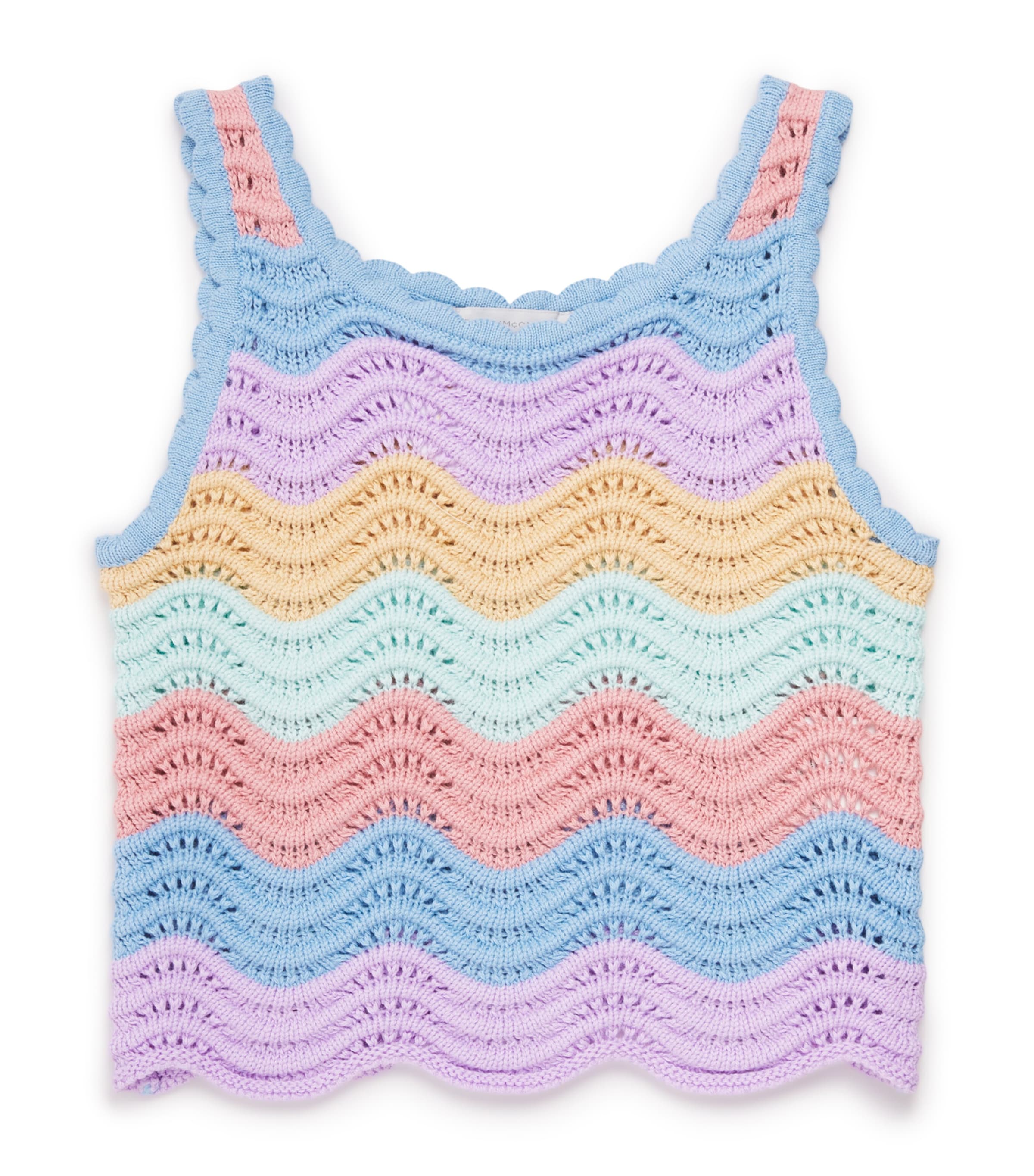 Stella McCartney Kids cotton scallop-hem top 2-14 years (British brand)
