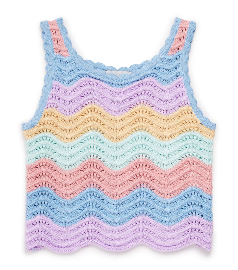Stella McCartney Kids cotton scallop-hem top 2-14 years (British brand)