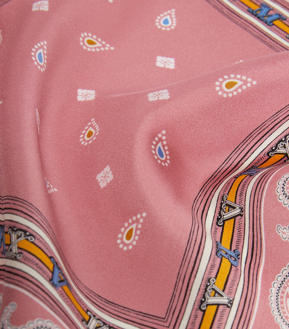 Max Mara silk printed scarf 32cm (British brand)
