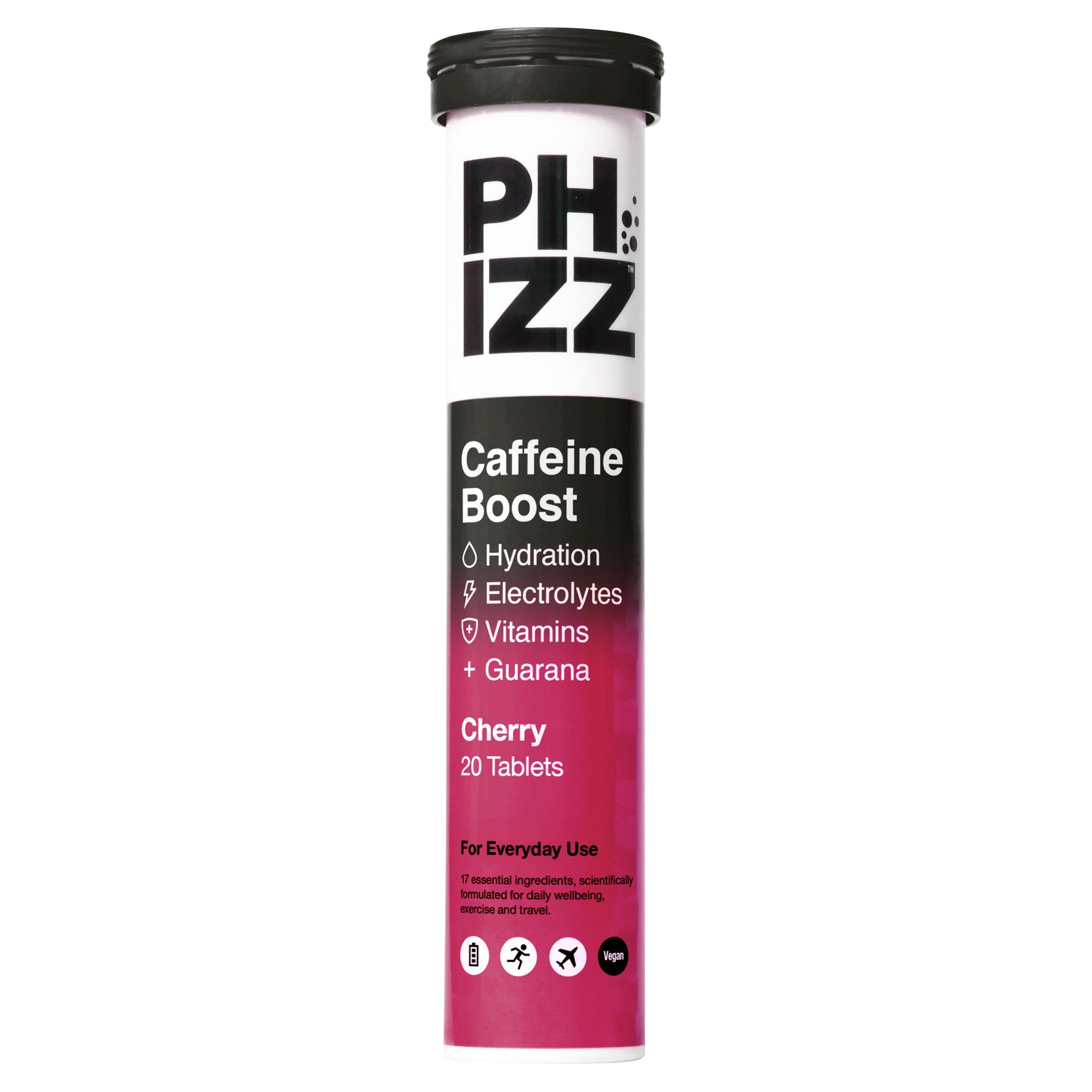 Phizz Caffeine Boost Cherry Tablets x20 86g GOODS Sainsburys   