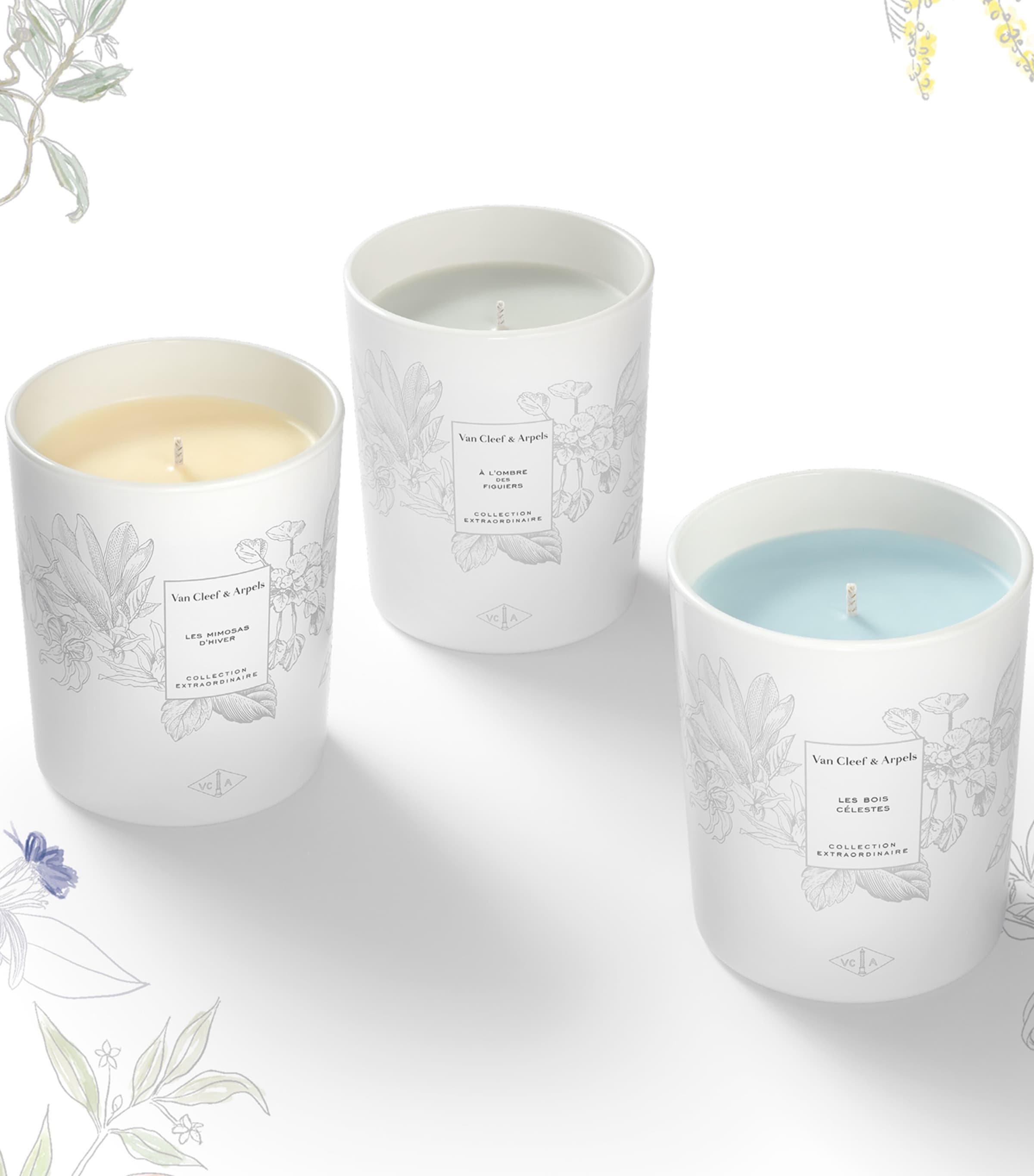 Van Cleef & Arpels discovery candle set 3 x 70g (British brand)