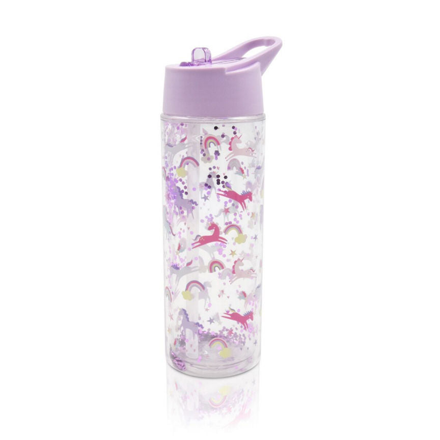 George Home Glitter Sipper Bottle 400ml GOODS ASDA   